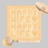 Statement Deckchen Spültuch „ HAPPY WIFE HAPPY LIFE “ Strickanleitung Spüli