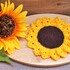 Untersetzer "SONNENBLUME" - Häkelanleitung