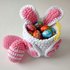 Easter Bunny Basket and Eggs - Spring Crochet Pattern