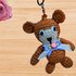 A Crochet teddy bear keychain PDF pattern