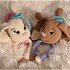 Cuddly towel  bunny Tilda and Max - PDF file crochet pattern