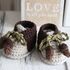 Dolls Acorn Booties Crochet Pattern