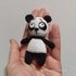 Alfred the tiny Panda Bear crochet amigurumi