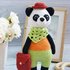 Master class Panda Bamboo. Amigurumi bear panda.