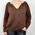 Bernies Sweater, Basic Pullover mit V-Ausschnitt