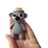 Larry the tiny toy koala in a hat, bear for gift, amigurumi doll pocket toy