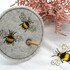 Stickdatei Hummel Bienen mit ITH Glasabdeckung