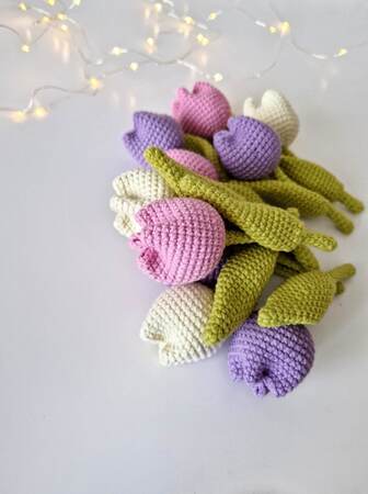 Mother's Day Special DIY Crochet Tulip Kit By da Mira  Crochet flowers  free pattern, Crochet flower tutorial, Crochet flowers easy