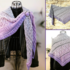 Crochet Pattern Flat Triangular Scarf "Hekate"