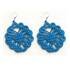 Spider Earrings Pattern, Crochet Pattern, Blue Earrings, Halloween Earrings