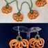 Crochet Pumpkin Pattern,Crochet Pattern,Halloween Garland, Crochet Earrings