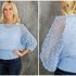 Crochet pattern for summer jumper in all sizes | HELIX #2 | COTTON MIX #1