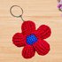 A Crochet 3d flower keychain PDF pattern