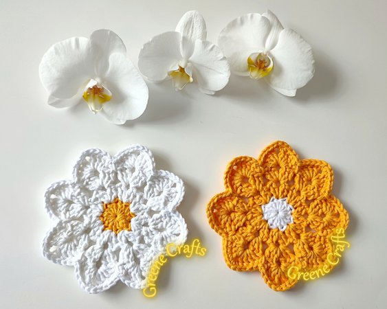 Daisy Farm Crafts  Crochet daisy, Crochet flower tutorial, Crochet flower  patterns
