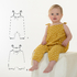 Sewing pattern sleeveless Jumpsuit PDF - NELE for baby girls and toddlers