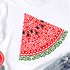 Mandala cutting files. Watermelon slice print. Summer tropical fruits art