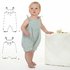 Sewing pattern baby girls-toddler jumpsuit pdf. NELE