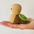 Turtle Duck, amigurumi duck, easy pattern, duck crochet