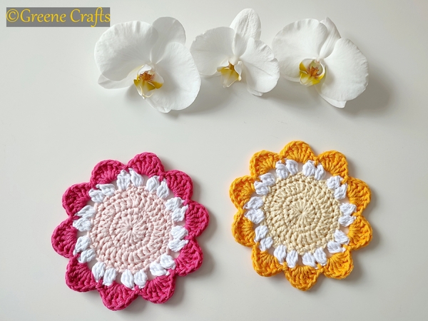 Crochet: Flower Coasters