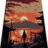 JAPAN SUNSET - pattern for c2c crochet blanket