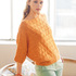 Pullover mit Fledermausärmeln in Orange