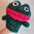 Häkelanleitung für einen Frosch als Handpuppe / Waschlappen im PDF-Format