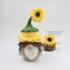 Sunflower gnome- Crochet Sunflower gnome- Spring gnome crochet pattern