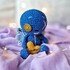 Crochet voodoo doll with wings and heart