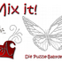 Mix it!  Die Puzzle-Babydecke - SCHMETTERLING