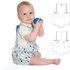 Sewing Pattern for Baby Romper MARCO in Sizes 0m-2y