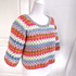 Granny jumper round neck scrapyarn