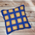 Granny Squares Pillow / Crochet Pattern