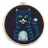 Embroidery Pattern Blue Cat Beginner