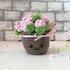 Crochet Pattern Flower Bouquet Amigurumi Pot of Rose