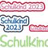 Stickdatei -  Schulkind 2023 Button