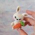 Crochet Pattern Cute Bunny with Carrot Amigurumi