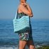 Crochet tote bag pattern, big beach sack, straw raffia carryall purse bag8