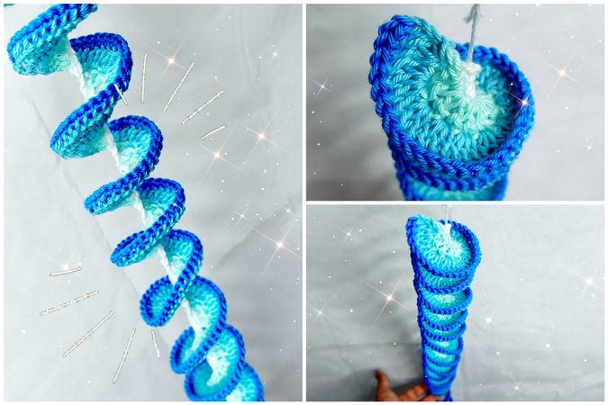 Crochet Wind Spinner with a Bird Hanging Tutorial 