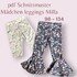 Mädchen Leggings mit Schlag, Retro Style Mädchen Leggings, Gr. 98 - 134