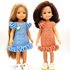 Crochet Pattern dress for Paola Reina (13”/33 cm) and similar Dolls (ruffles).