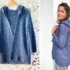 Blue Jeans Hoodie | Cardigan | 7 sizes | Crochet Pattern