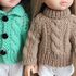 12-inch Dolls Pullover Knitting Pattern