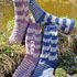 Socken Strickanleitung " hochgezogene Maschen "