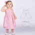 Baby / toddler girls twinset dress + bloomers sewing pattern pdf eBook