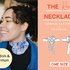 Necklace with rose flower, choker neckband sewing pattern, Simple Easy