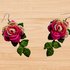 Crochet Flower Earrings Pattern