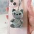 Crochet Pattern Cute Cat Kitty Keychain Amigurumi