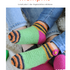 Häkelsocken "Memphis" Kinder-Ringelsocken mit Blume Häkelanleitung // PDF