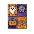 SPOOKY HALLOWEEN - pattern for sc crochet blanket