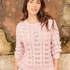 Pulli mit Ajourmuster in Rosa